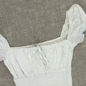 FAVLUX White Ruffled Puff Sleeve Dress thumbnail 3
