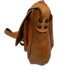 Patricia Nash Vintage‎ Patch leather saddle bag Nepali Coast Hawaii suede inside thumbnail 9