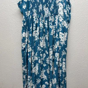 Old Navy Floral Maxi Dress Womens 3X Cottagecore Milkmaid Vacation Travel Fairy thumbnail 11