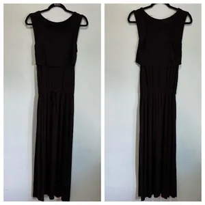 Tiered Maxi Dress‎ Black thumbnail 3