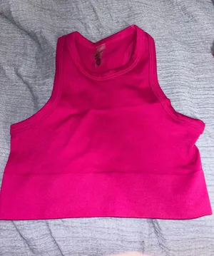 Pink Halter Croptop Size M thumbnail 1