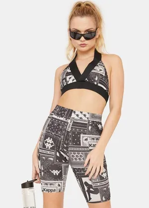 Kappa Biker Shorts Size Medium thumbnail 1
