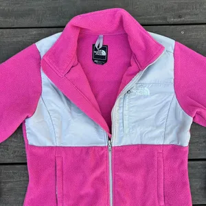 Hot Pink The North Face Fleece Denali Fleece Jacket Zip Up Jacket thumbnail 3