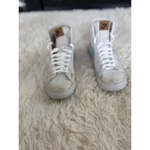 Nike Blazer Mid 77 SE Indigo White‎ Blue Botanical Cork High Top Sneakers 6.5 thumbnail 2
