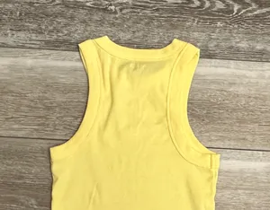 Sz XS Yellow Rib Knit Tank Top Adorable!! thumbnail 6