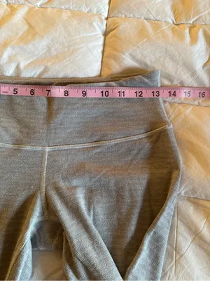 Women's Grey Capri Leggings Lululemon thumbnail 4