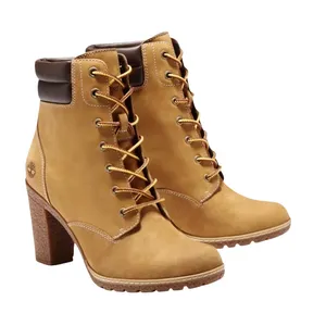 Timberland Tillston Heeled Ankle Boot Bootie Wheat Nubuck 6.5 thumbnail 1