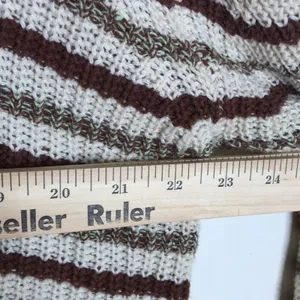 Urban Outfitters Women's Mackenna Stripe Mock Neck Cropped Pullover Sweater L thumbnail 6