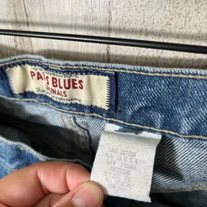 Vintage 90s Y2K Paris Blues Low Rise Wide Leg Flare Jeans USA Womens Size‎ 3 thumbnail 5