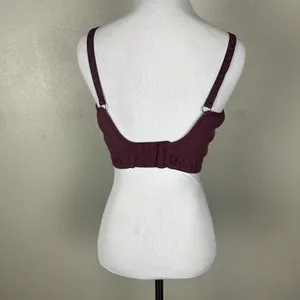Kindred Bravely Nursing Bra Womens Large Purple Wireless Lined Back Closure L‎ thumbnail 5