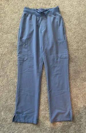 Mandala 9 Pocket Cargo Scrub Pants Blue Size XS thumbnail 1