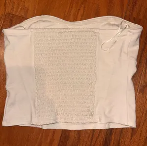 A New Day White Corset Structured Tube Top thumbnail 1