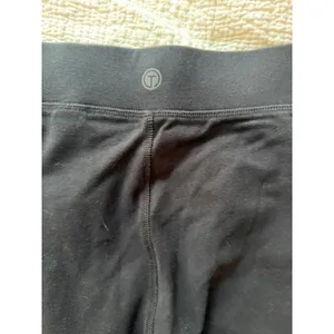T by Talbots Black Cropped Pants S Petite Cotton Blend Zip Pockets Stretch thumbnail 6