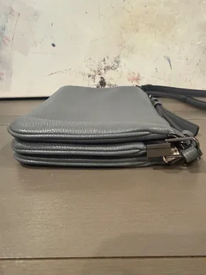 Kate Spade Grey Crossbody Mulberry Street Madelyne Grey Leather Bag EUC thumbnail 4