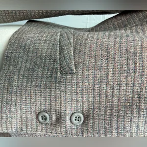West Coast Connection Vintage Wool Blend Tweed Two Button Blazer Pockets‎ 6 thumbnail 4