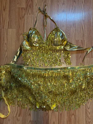 Flashy Costume Gold Size M thumbnail 1