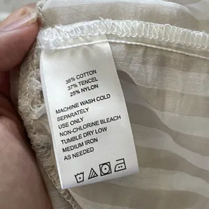 Trovata Striped Shirt sleeveless button up womens Cream (xsmall) contemporary thumbnail 6