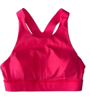 Lululemon Fast & Free Bra (Nulux) Razzle Size 6 Sports Bra thumbnail 1