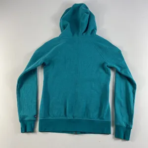 The North‎ Face Full Zip Jacket Women's XS Hooded Sweater Sweatshirt Teal Ladies thumbnail 5