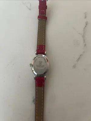 Classic Red Leather Strap Women's Watch thumbnail 3