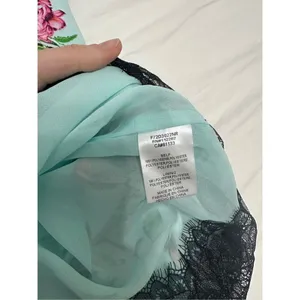 NWT Adelyn Rae Lydia Woven Printed Slip Dress Large Light Blue Size L thumbnail 9