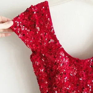 Scala Red Sequin Mini Dress thumbnail 3