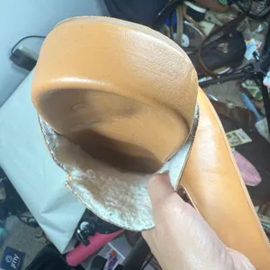 J Crew Pacific Toasted Wheat Sherpa Lined Leather Women’s Mules Clogs Slide 9.5 thumbnail 11