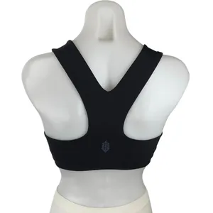 Free People Women's Black Sleeveless Racerback Sports Bra Crop Tank Top Size XS thumbnail 3