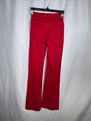 Gilly Hicks Womens Active Recharge Bootcut Yoga Flare Pant Crimson Red Small thumbnail 5