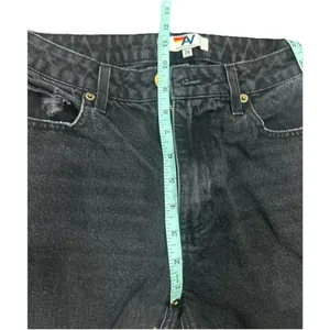 Aviator Nation Mid Rise Canyon Jean in Vintage Black Size: 27 thumbnail 12