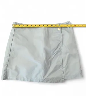 Oval Square Shine Mini Skirt Blue Small thumbnail 8