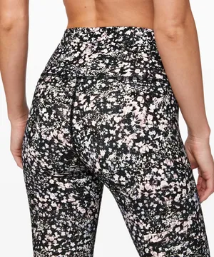 Lululemon Wunder Under HR Legging Tight 25” Luxtreme Floral Black Spritz Multi 2 thumbnail 1