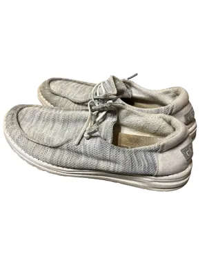 Hey Dude Wendy Stretch Glacier Gray Comfort Shoes Womens Size 10 thumbnail 3
