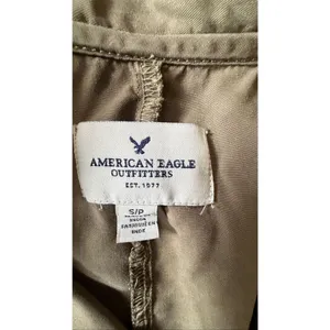 American Eagle Utility Vest Olive Green Lightweight Size S thumbnail 2