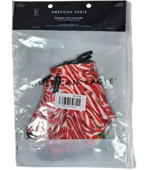 American Eagle‎ Reusable Cloth Face Masks 3-Pack NIB thumbnail 1