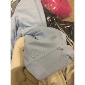 VUORI Sedona Crop Hoodie in Crystal Blue Size Small thumbnail 10