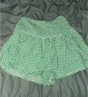 TJ Maxx Skort Gingham Green Size L thumbnail 2