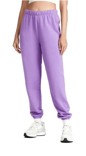 Tory‎ Sport Purple French Terry Jogger Sweatpants Elastic Waist Size XS thumbnail 1