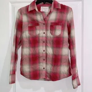 Aeropostale plaid button down shirt size medium thumbnail 3