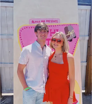 Red halter dress thumbnail 3