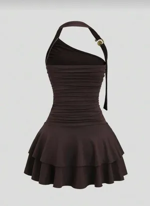 Brown Dress ZARA Mini thumbnail 2
