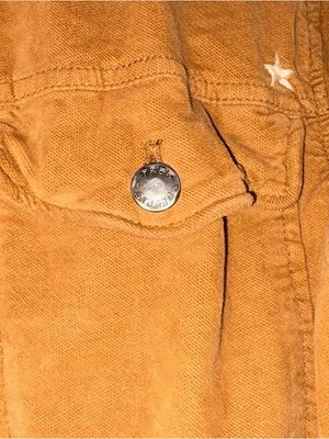 Free People Everlyn Jacket Corduroy Utility Jacket Small Camel thumbnail 7