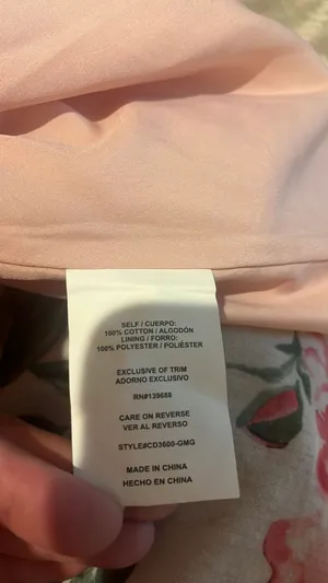 Pink Eyelet Sundress Size M thumbnail 4