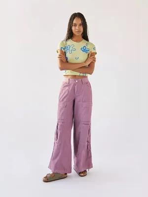 Urban Outfitters NEW BDG Mauve Pink Riley Classic Cargo Pants thumbnail 7