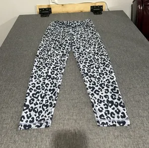 Aerie Offline Women's Real Me Leopard Crossover 7/8 Leggings High Rise Sz L thumbnail 1