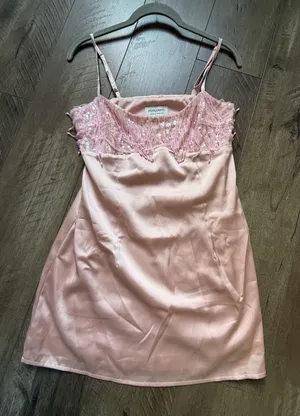 Peppermayo Blush Pink Mini Dress thumbnail 1