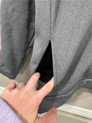 Nike Therma Crewneck Gray and Peach thumbnail 2