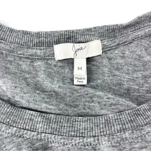 Joie Lamisa Cap Sleeve T-Shirt Dress Heather Grey Medium‎ thumbnail 6