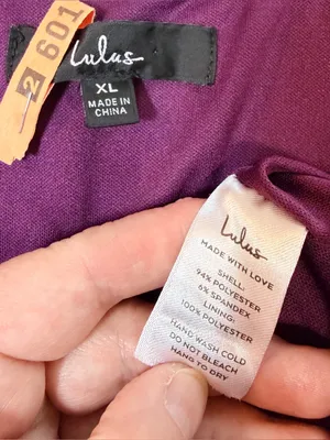 LULUS Glamorous Celebrations Dark Purple Velvet Strapless Tulip Dress, XL thumbnail 11