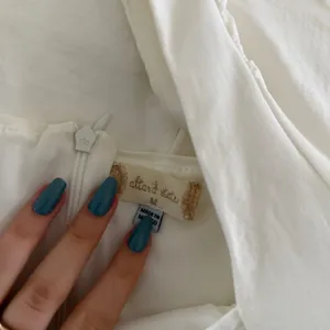 Altar'd State White Square Neck Puff Sleeve Mini Dress thumbnail 2